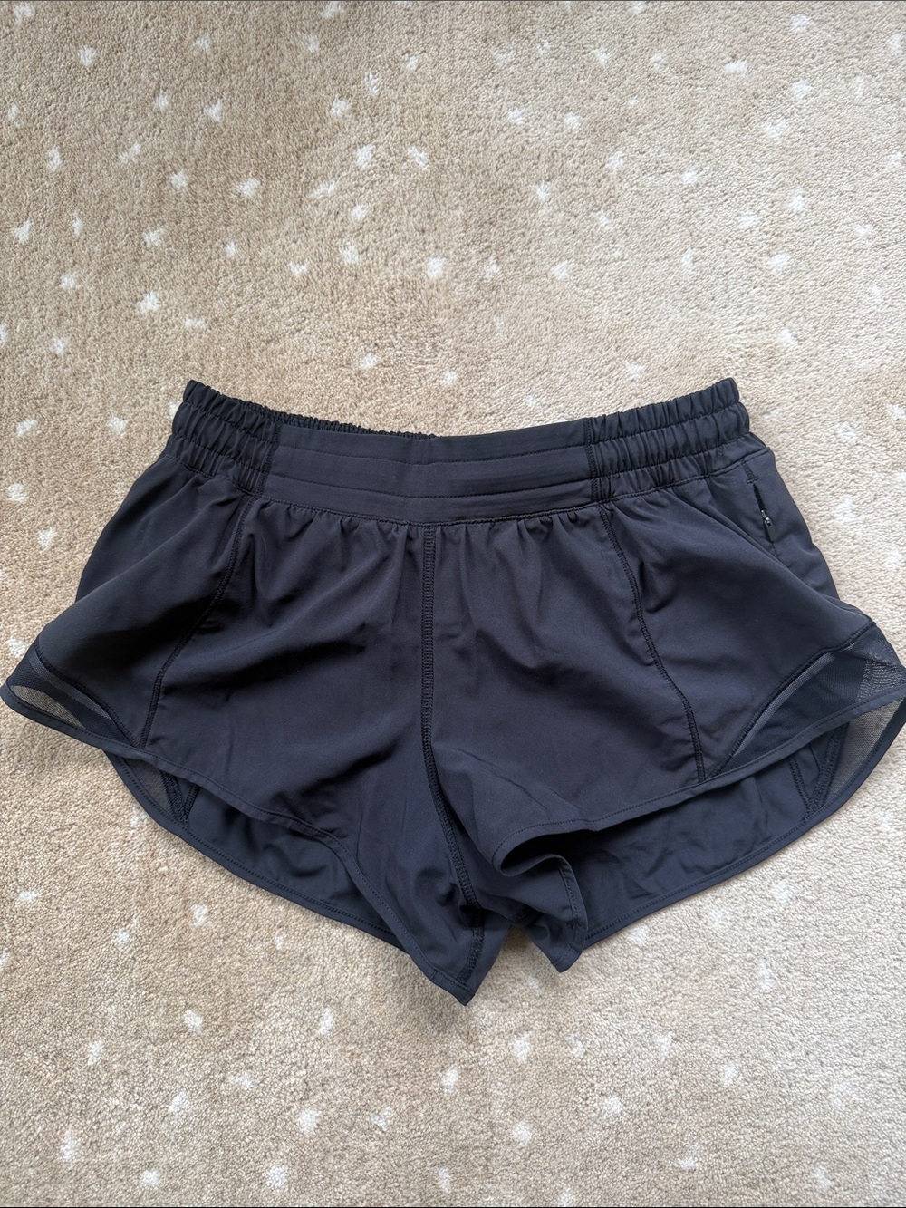 lululemon athletica Black Athletic Running Shorts
